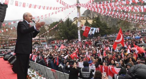 CHP GENEL BAŞKANI KEMAL KILIÇDAROĞLU, AMASYA MİTİNGİNDE KONUŞTU