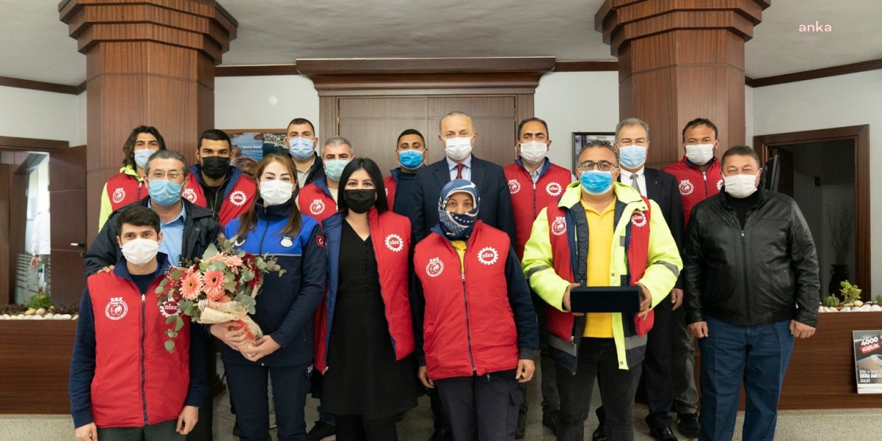 SENDİKALI İŞÇİLERDEN DİDİM BELEDİYE BAŞKANI ATABAY’A TEŞEKKÜR ZİYARETİ