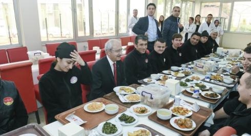 CHP GENEL BAŞKANI KEMAL KILIÇDAROĞLU, ORDU’DA ÇAY FABRİKASI İLE FINDIK FABRİKASINI ZİYARET ETTİ