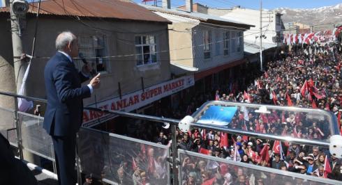 CHP GENEL BAŞKANI KEMAL KILIÇDAROĞLU, KAYSERİ’NİN SARIZ İLÇESİNDE KONUŞTU