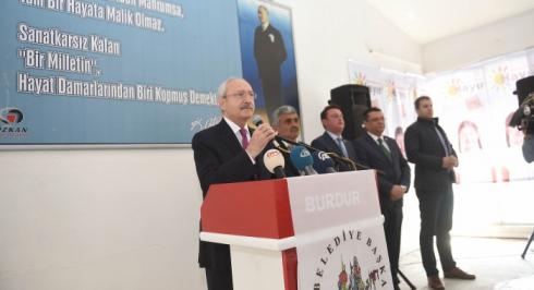 CHP GENEL BAŞKANI KEMAL KILIÇDAROĞLU, BURDUR’DA ESNAF BULUŞMASINA KATILDI