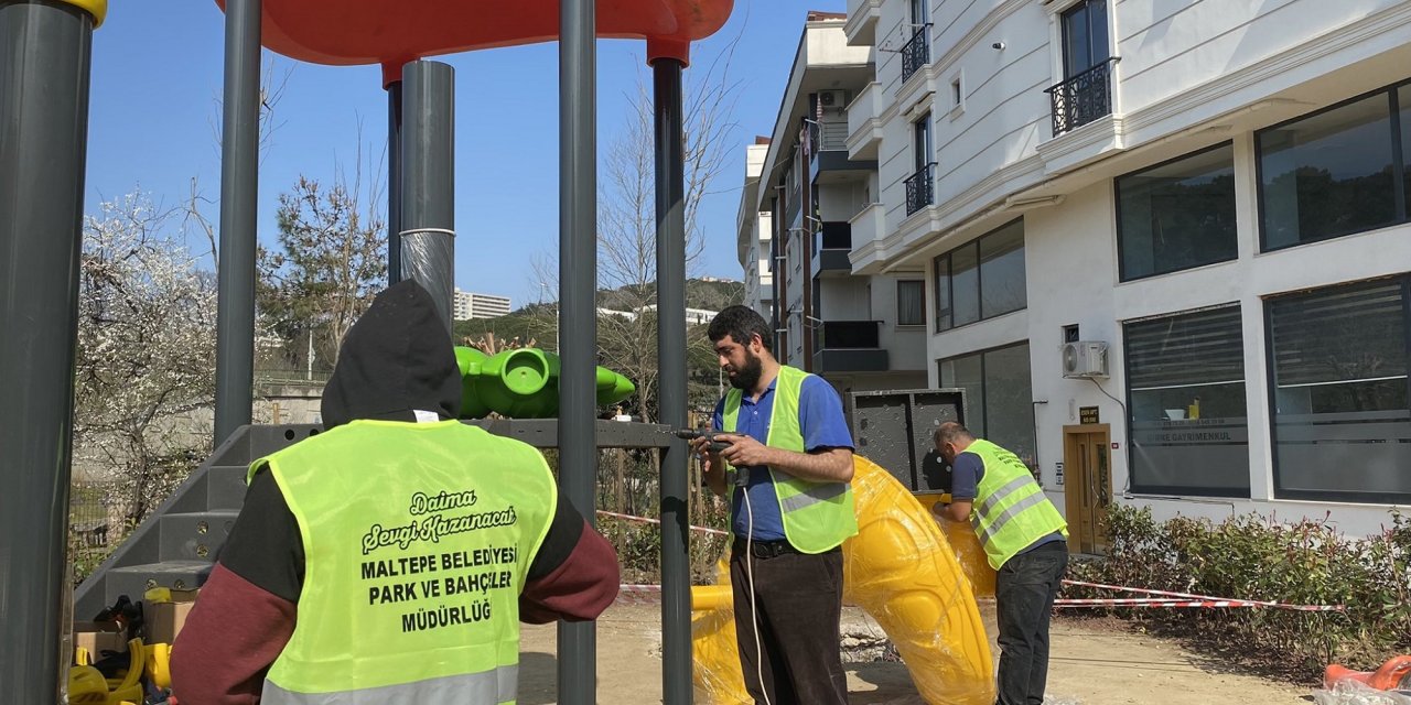 MALTEPE'NİN PARKLARINDA BÜYÜK DÖNÜŞÜM