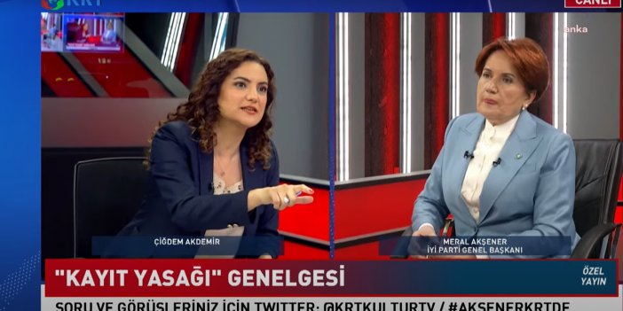 MERAL AKŞENER: “ DOĞRU DÜRÜST VERİLMEDİ”