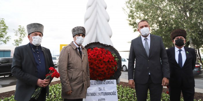 ÇERKES SÜRGÜNÜNDE HAYATINI KAYBEDENLER KARTAL’DA ANILDI