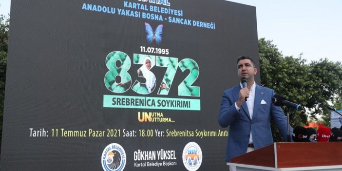 Srebrenitsa Soykırımı’nda Hayatını Kaybedenler Kartal’da Anıldı