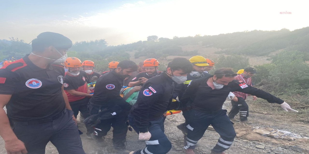 UÇURUMA YUVARLANAN TRAKTÖRÜN SÜRÜCÜSÜNÜ MALTEPE BELEDİYESİ EKİBİ KURTARDI