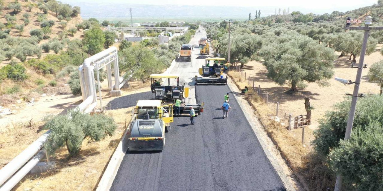 AYDIN BÜYÜKŞEHİR BELEDİYESİ 6 NOKTADA YENİ YOLLARI YAPIYOR