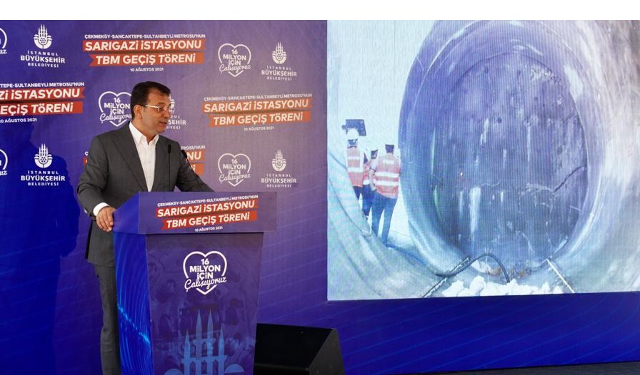 İMAMOĞLU: "BİZE OY VERMEMİŞ 4 İLÇEYE METRO YAPIYORUZ"