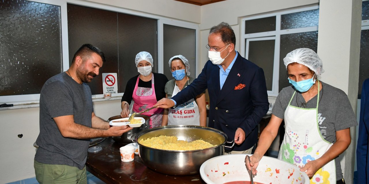 BAŞKANI ÇALIK: “PAYLAŞTIĞIMIZ MUHARREM LOKMASI GÜZELLİKLERE VESİLE OLSUN”