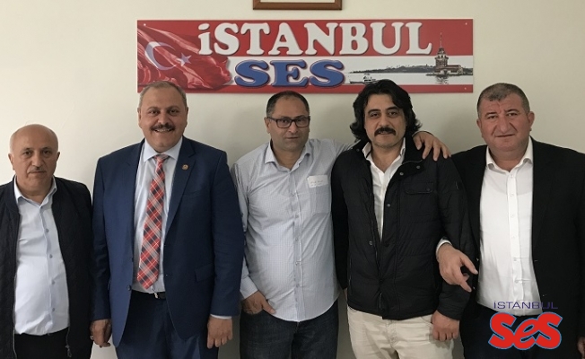 Esnaf odalarından İstanbul Ses Gazetesi’ne ziyaret