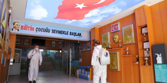 Kartal’da Yüz Yüze Eğitim Öncesi Temizlik ve Hijyen Çalışmaları Başladı