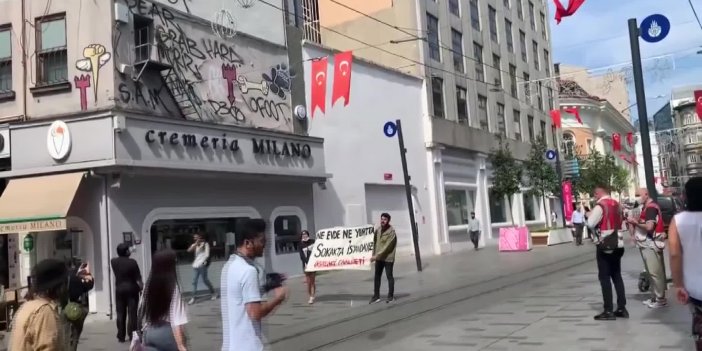 ÜNİVERSİTE ÖĞRENCİLERİ, İSTİKLAL CADDESİ’NDEN SESLENDİ