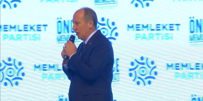 MUHARREM İNCE, MEMLEKET PARTİSİ’NİN GENEL BAŞKANI SEÇİLDİ