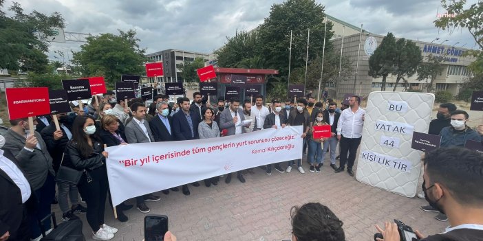 "İSTANBUL'DA KYK YURTLARININ TEK BİR YATAĞINA 44 ÖĞRENCİ DÜŞÜYOR"