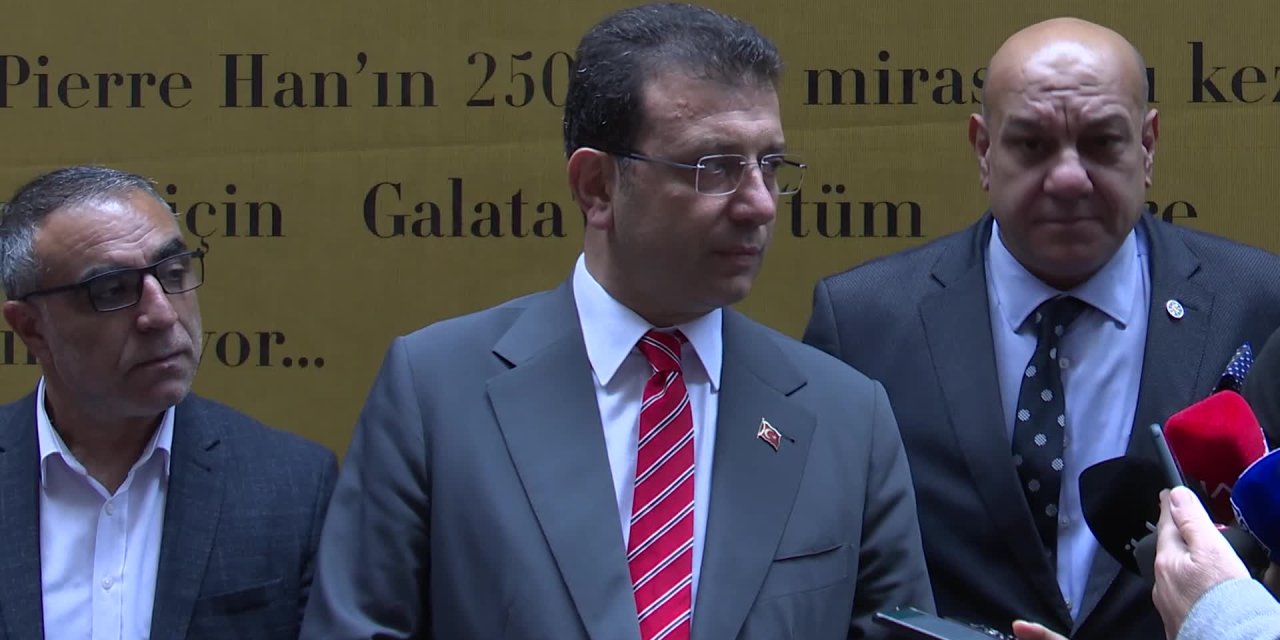 İMAMOĞLU: "BENİM HER GEZİMDEN PARTİMİN, GENEL BAŞKANIM SAYIN KILIÇDAROĞLU'NUN HABERİ VARDIR"