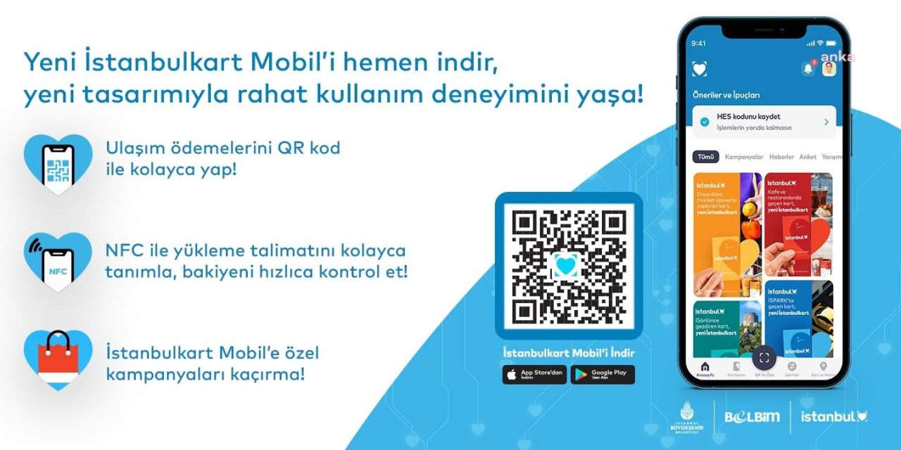 İSTANBULKART'IN MOBİL UYGULAMASI YENİLENDİ