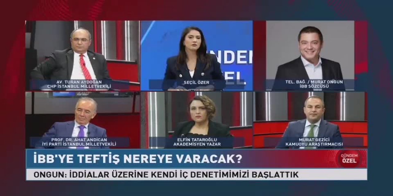 MURAT ONGUN: İÇİŞLERİ BAKANLIĞIMIZIN GÖREVLENDİRDİĞİ MÜFETTİŞLERİMİZ İSTANBUL BÜYÜKŞEHİR BELEDİYESİ'NDE MESAİLERİNE BAŞLADILAR