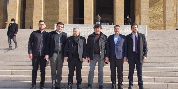 ZASİAD Zara Sanayici İş Adamları Derneği yönetimi Anıtkabir'de