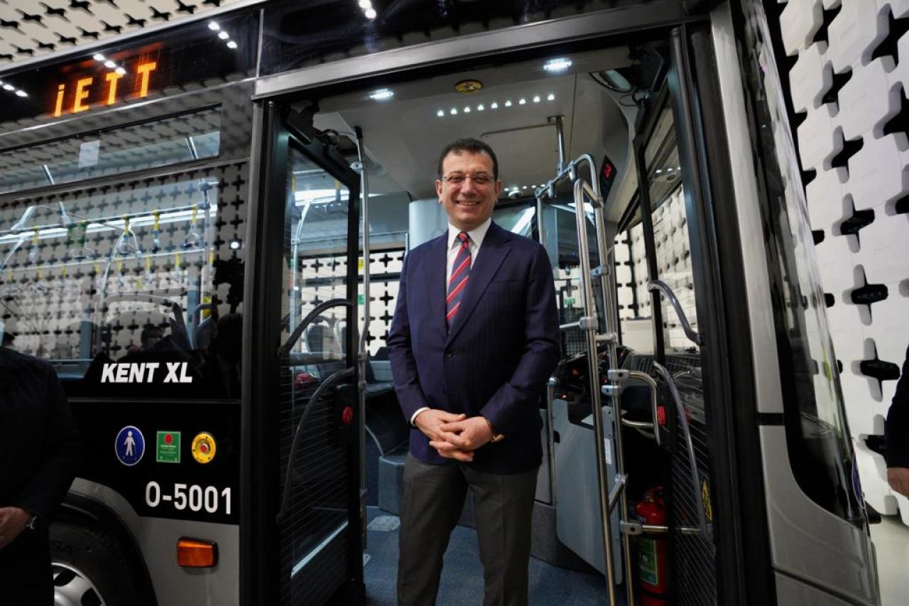 İMAMOĞLU KENTİN YENİ METROBÜS ARACINI TEST ETTİ