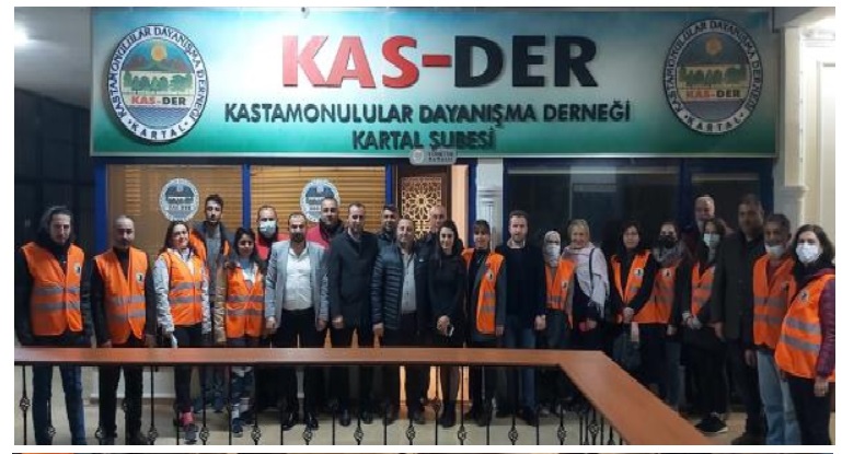 KARTAL BELEDİYESİ’NDEN KAS-DER’E ZİYARET