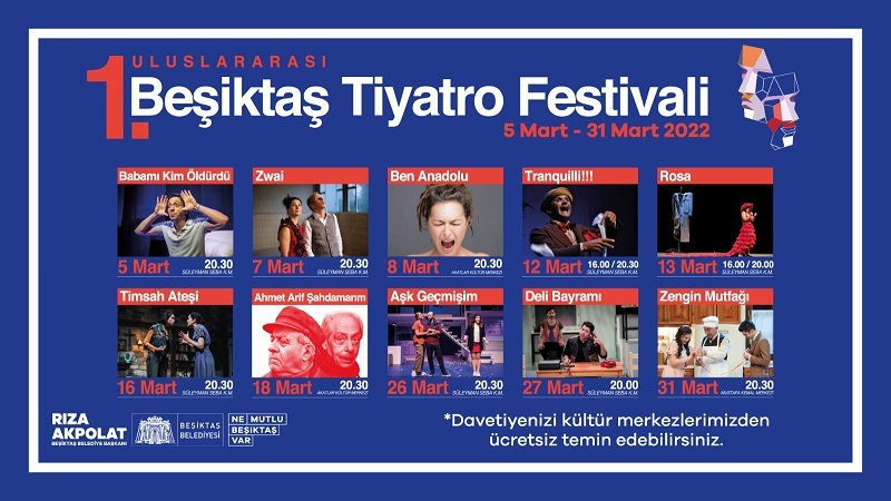 Uluslararası Beşiktaş Tiyatro Festivali Başladı