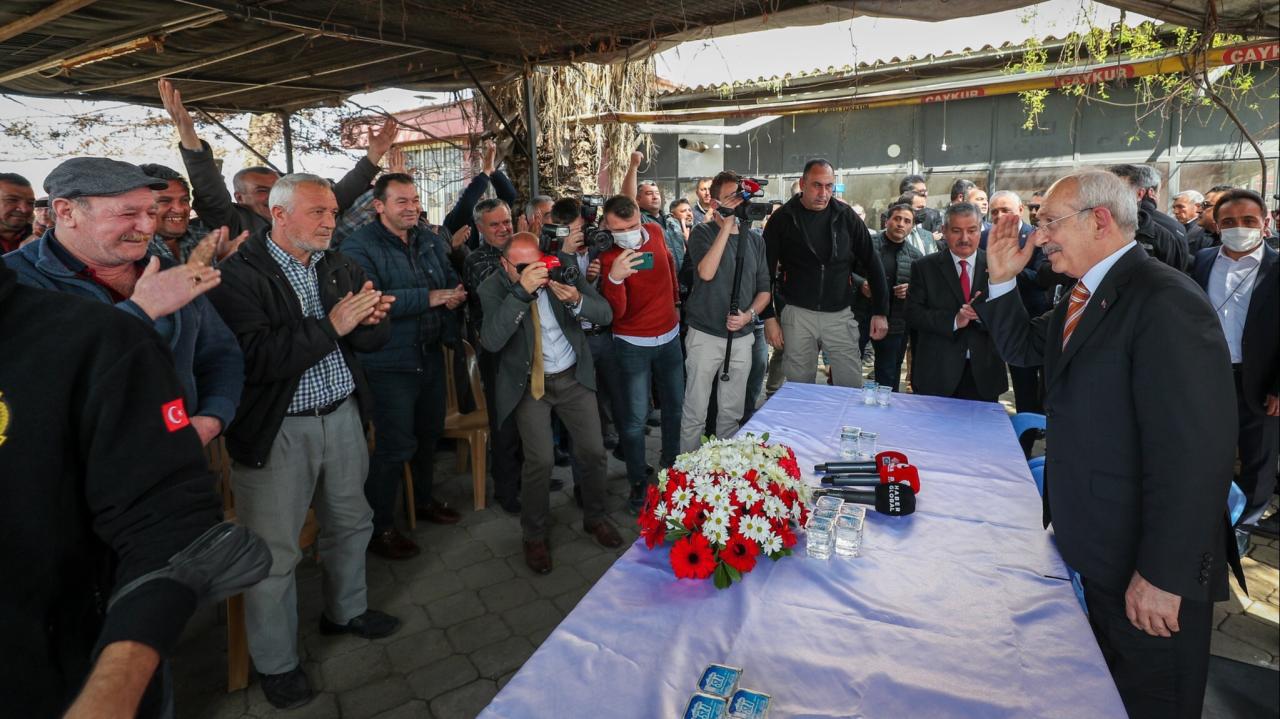 CHP Lideri, Kılıçdaroğlu, Salihli'de Taşıyıcılar Kooperatifini Ziyaret Etti