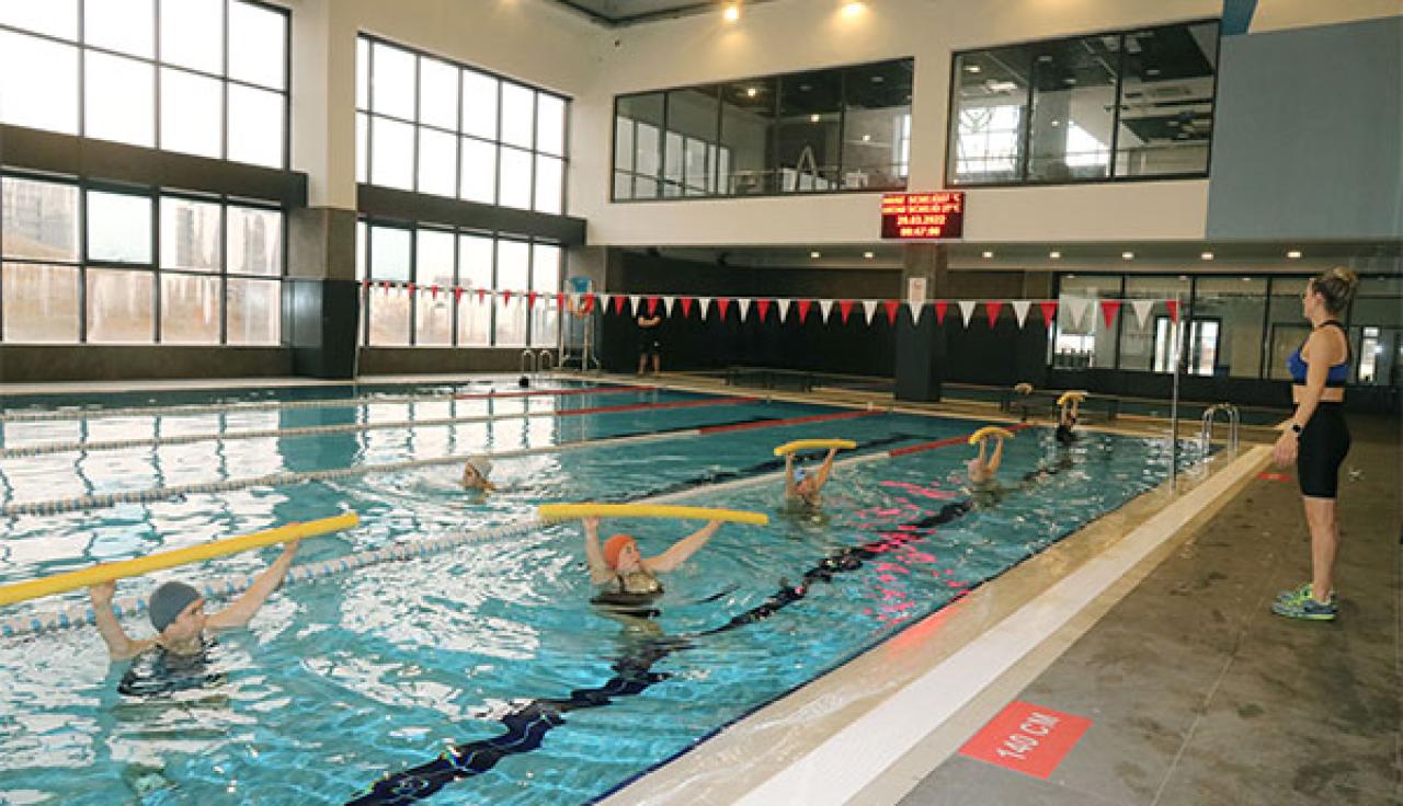 Mustafa Kemal Atatürk Spor Merkezi'nde Aqua Gym Dersleri