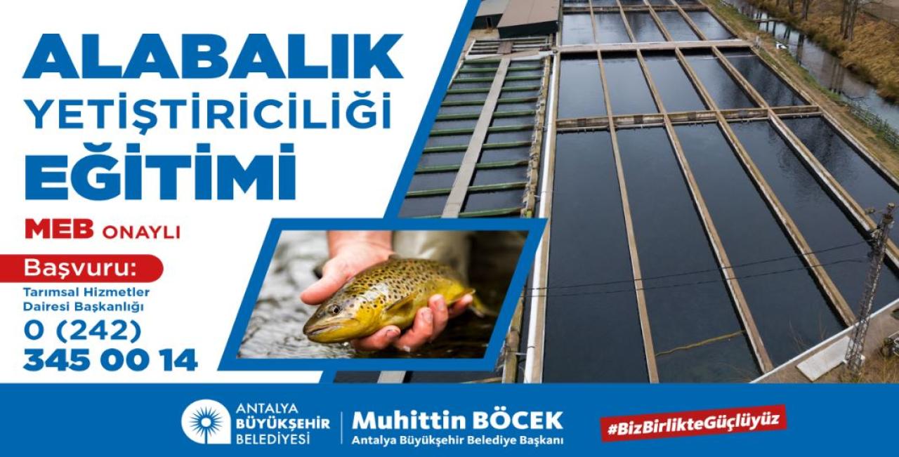 Büyükşehir’den Alabalık Yetiştiriciliği Eğitimi