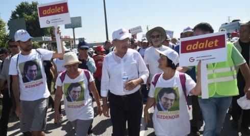 CHP GENEL BAŞKANI KEMAL KILIÇDAROĞLU: ÜLKEMİZE ADALET GELENE DEK VAZGEÇMEYECEĞİZ!