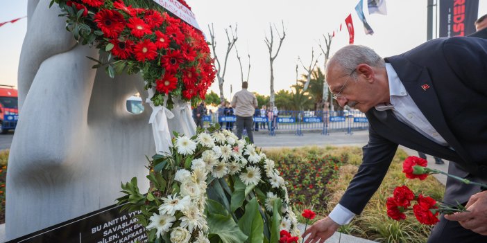 KILIÇDAROĞLU ÇERKEZ ANITI’NA ÇELENK BIRAKTI