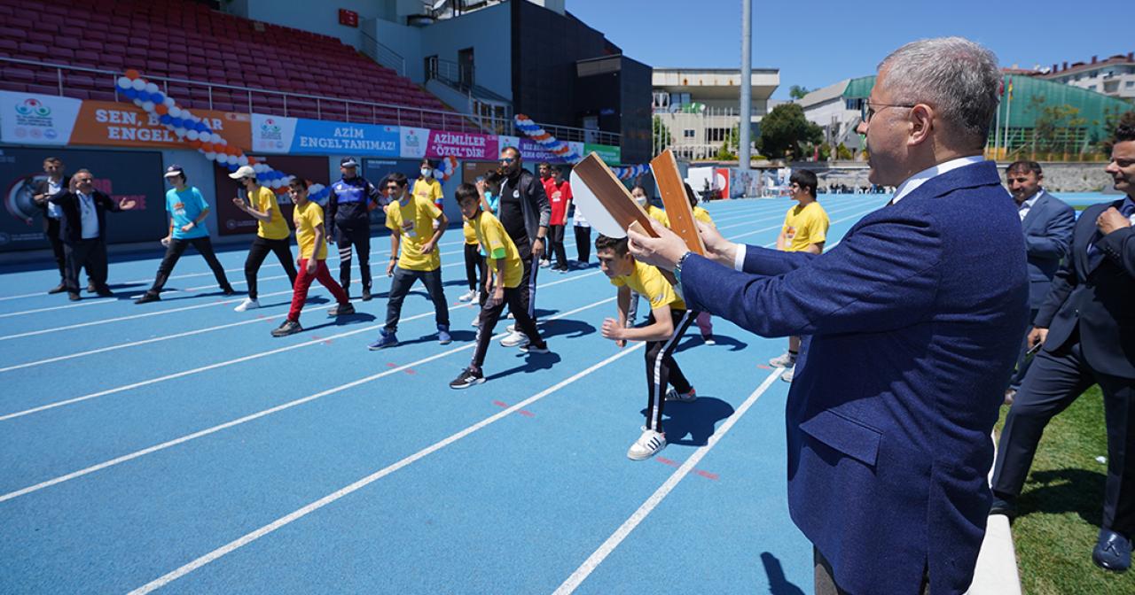 15. ULUSLARARASI ÖZEL SPORCULAR ATLETİZM ŞENLİĞİ'NDE ENGELLERİ ORTADAN KALDIRDIK