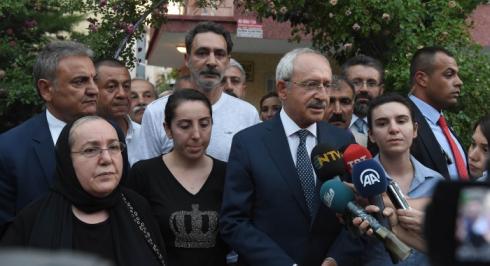 CHP GENEL BAŞKANI KEMAL KILIÇDAROĞLU’NDAN HASAN TATLI’NIN AİLESİNE TAZİYE ZİYARETİ