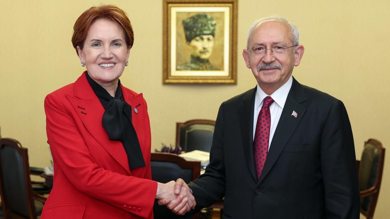 CHP Genel Başkanı Kemal Kılıçdaroğlu, İYİ Parti Genel Başkanı Meral Akşener'le Bir Araya Geldi