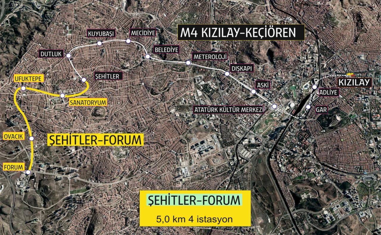 MANSUR YAVAŞ’TAN BAŞKENTLİLERE 4 METRO HATTI MÜJDESİ