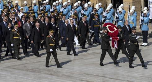 CHP GENEL BAŞKANI KEMAL KILIÇDAROĞLU, 30 AĞUSTOS ZAFER BAYRAMI NEDENİYLE ANITKABİR’DE DÜZENLENEN RESMİ TÖRENE KATILDI