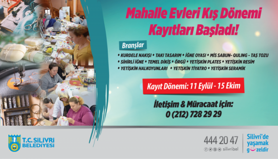 MAHALLE EVİ KAYITLARI BAŞLADI