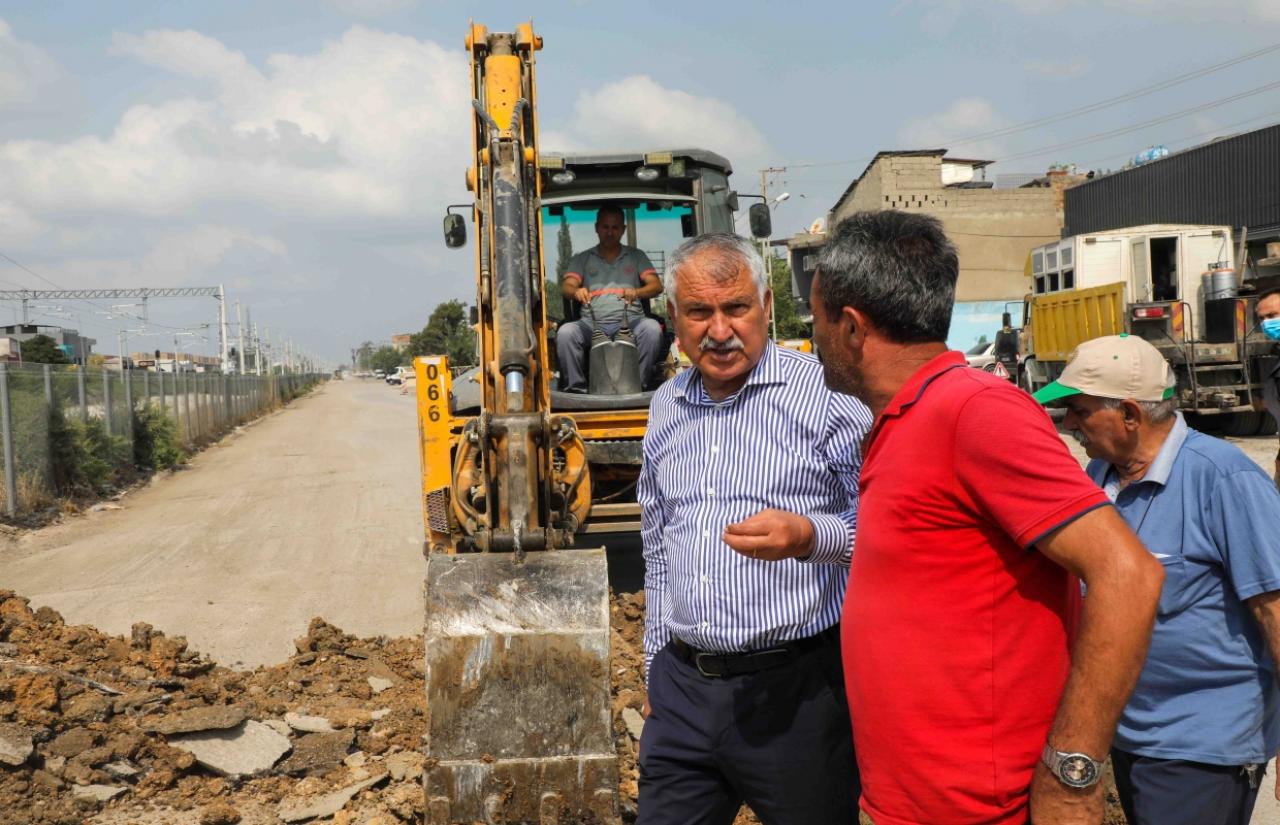 300 metrelik alt geçit için hummalı çalışma