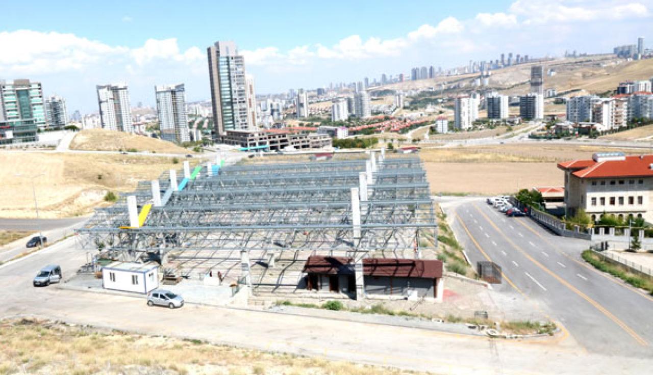 Yaşamkent Kapalı Pazar Yeri Eylül Sonunda Açılıyor