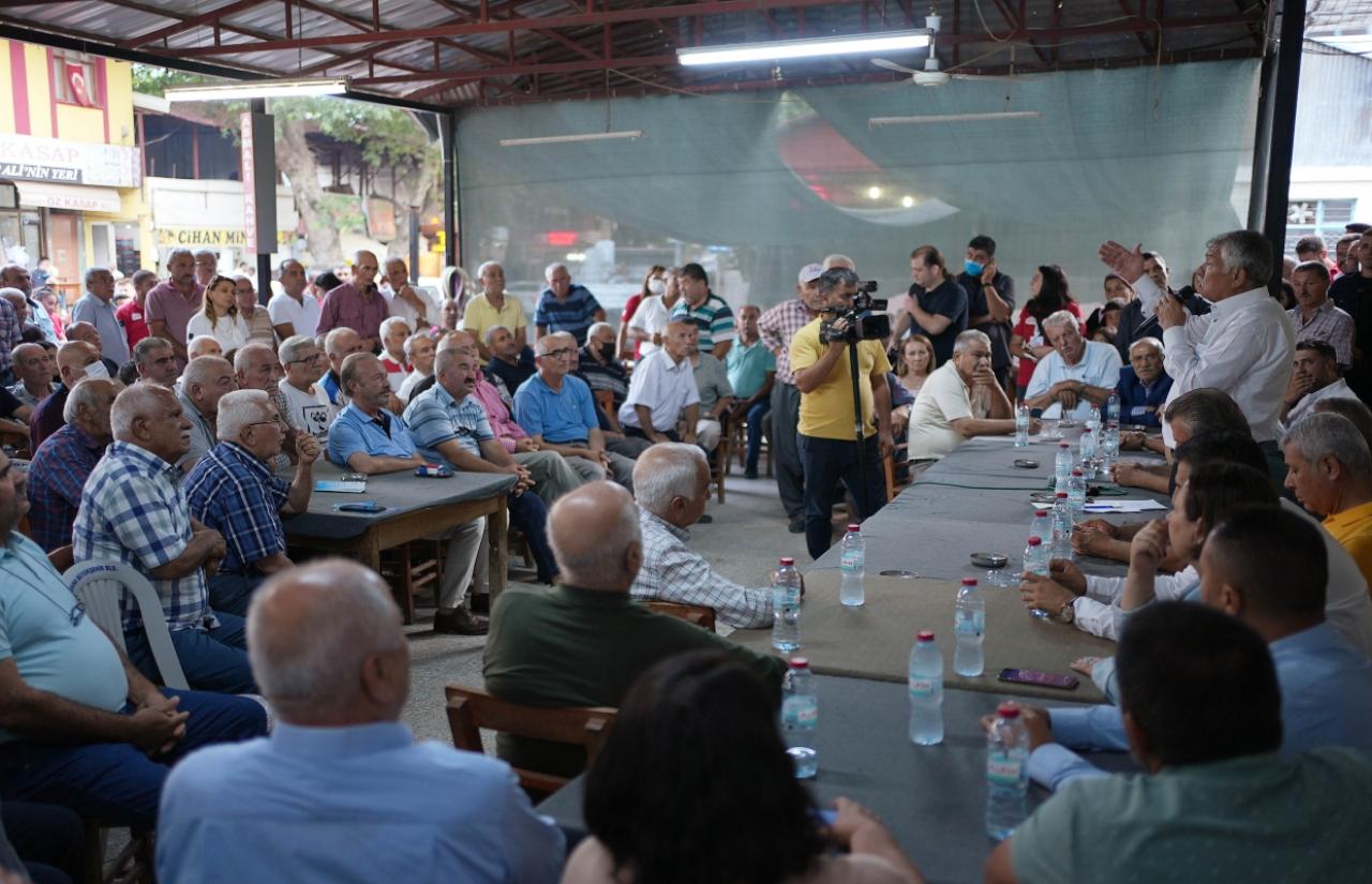 Pozantı’da Zeydan Karalar’a ve CHP heyetine sevgi seli