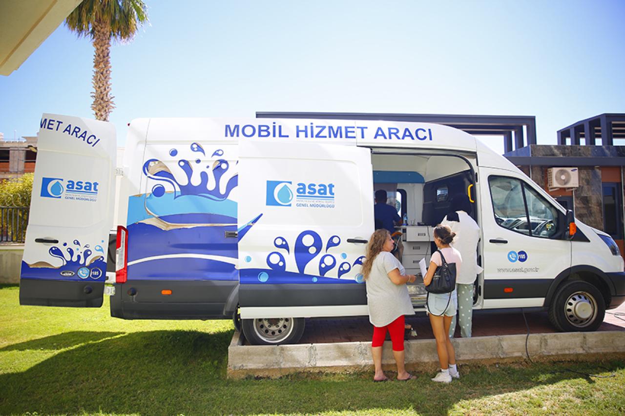 Mobil Hizmet Aracı ile hizmet vatandaşın ayağına gidiyor