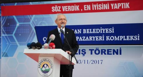 CHP GENEL BAŞKANI KEMAL KILIÇDAROĞLU, KEŞAN BELEDİYESİ YENİ HİZMET BİNASI VE ÇOK AMAÇLI PAZARYERİ KOMPLEKSİNİN AÇILIŞINDA KONUŞTU