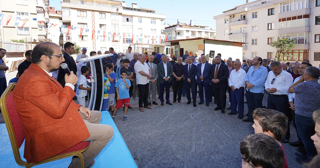 GÜMÜŞSU CAMİİ’NİN TEMELİNİ ATTIK