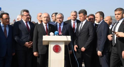 GENEL BAŞKAN KEMAL KILIÇDAROĞLU’NUN KKTC CUMHURBAŞKANI MUSTAFA AKINCI İLE DENİZ BAYKAL’I ZİYARETİ SONRASI BASIN AÇIKLAMASI