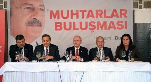 CHP GENEL BAŞKANI KEMAL KILIÇDAROĞLU, BURSA’DA MUHTARLARLA BULUŞTU