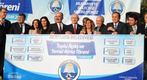 CHP GENEL BAŞKANI KEMAL KILIÇDAROĞLU’NUN BURSA-MUDANYA BELEDİYESİ TOPLU AÇILIŞ VE TEMEL ATMA TÖRENİNDE YAPTIĞI KONUŞMA