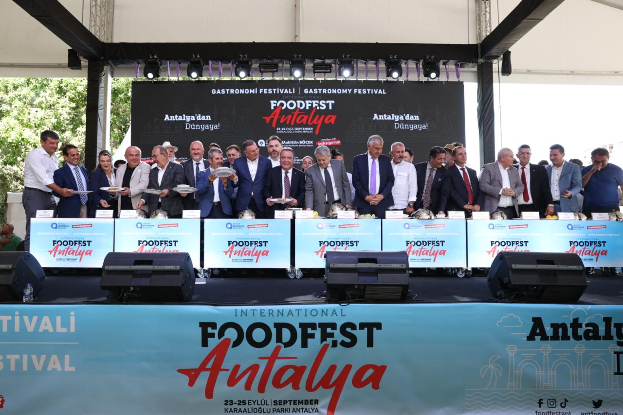 I. Food Fest Antalya Dünya Gastronomisine kapılarını açtı