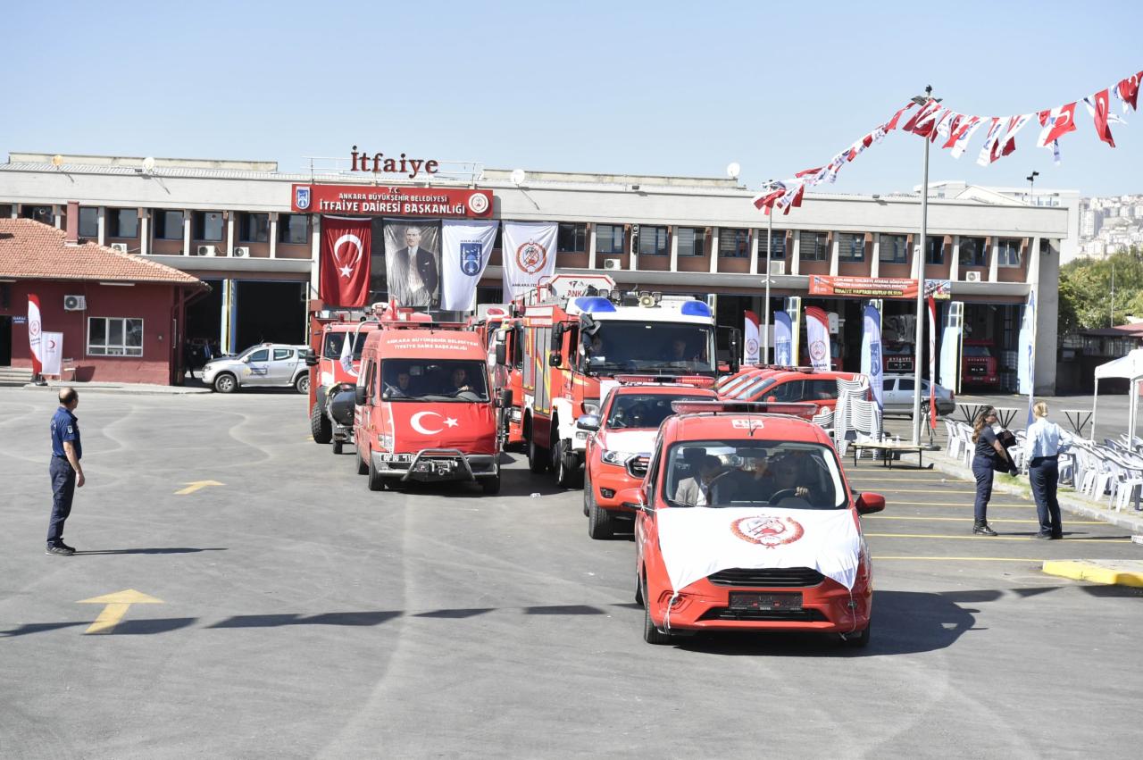 BAŞKENTTE ‘İTFAİYE HAFTASI’ KUTLAMALARI BAŞLADI