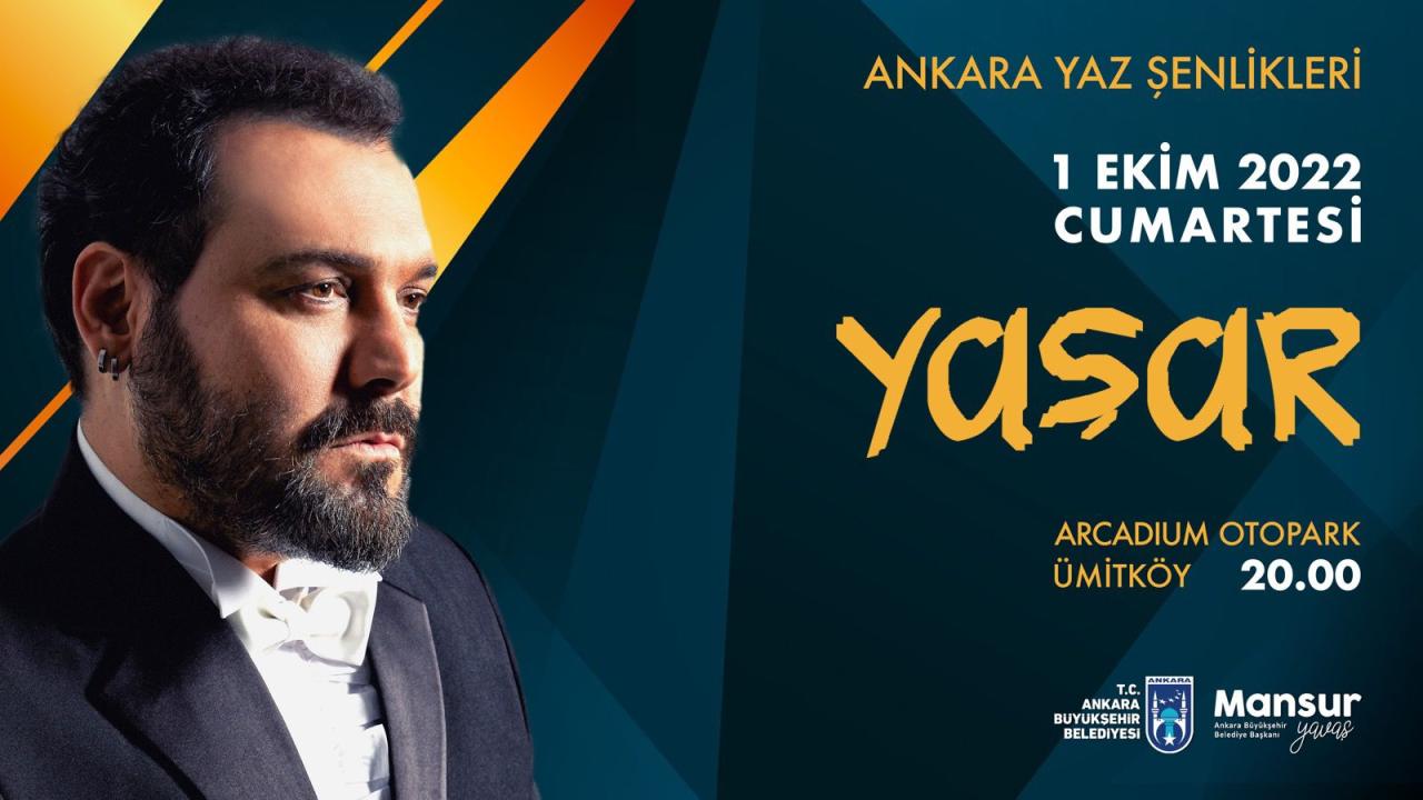 ABB’NİN YAZ ŞENLİKLERİ VE KONSERLERİ YAŞAR’LA DEVAM EDİYOR