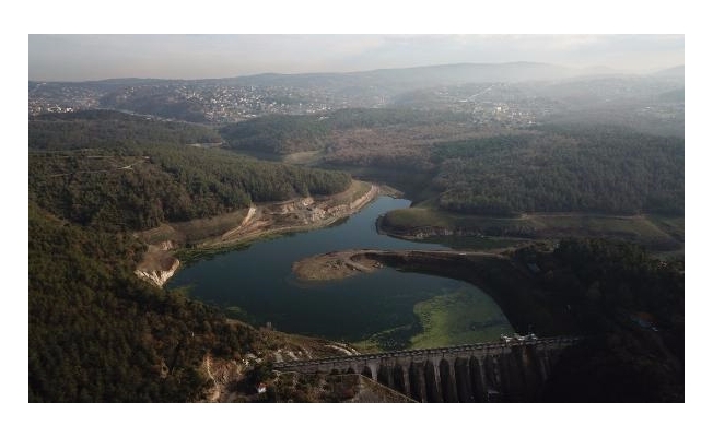 Elmalı barajı su tutmaya başladı