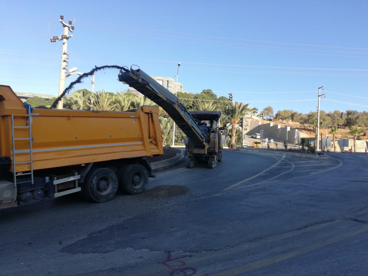 Bodrum Dr. Mümtaz Ataman Caddesi’nde çalışmalar devam ediyor